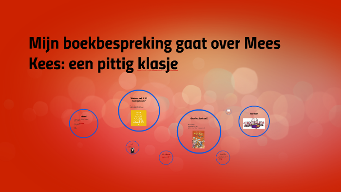 Mijn boekbespreking gaat over Mees Kees: een pittig klasje by Amine El