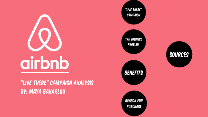 Airbnb "Live There" Campaign Analysis By Maya Baharlou On Prezi