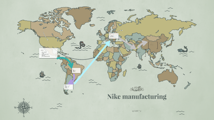 manufacturing map nike