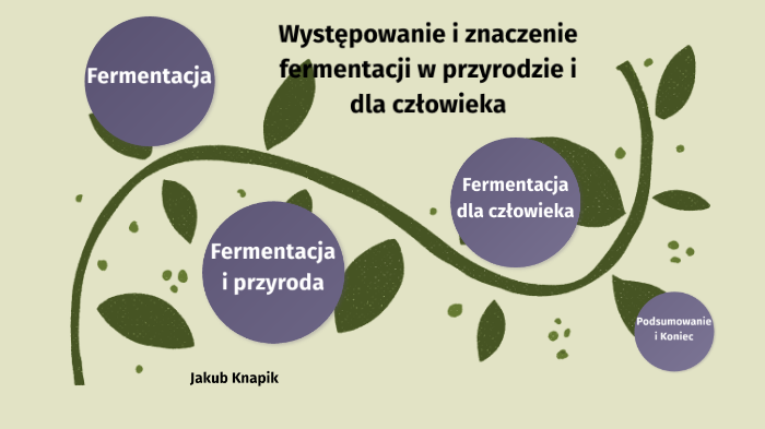 Występowanie i znaczenie fermentacji w przyrodzie i dla człowieka by