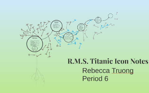 R.M.S. Titanic Icon Notes by Rebecca Truong