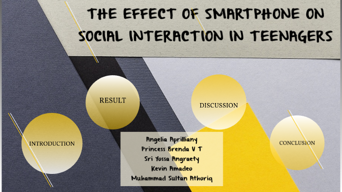The Effect Of Smartphone On Social Interaction In Teenagers by Brenda ...