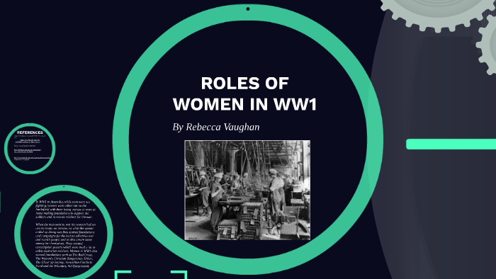 ROLES OF WOMEN IN WW1 by rebecca vaughan on Prezi