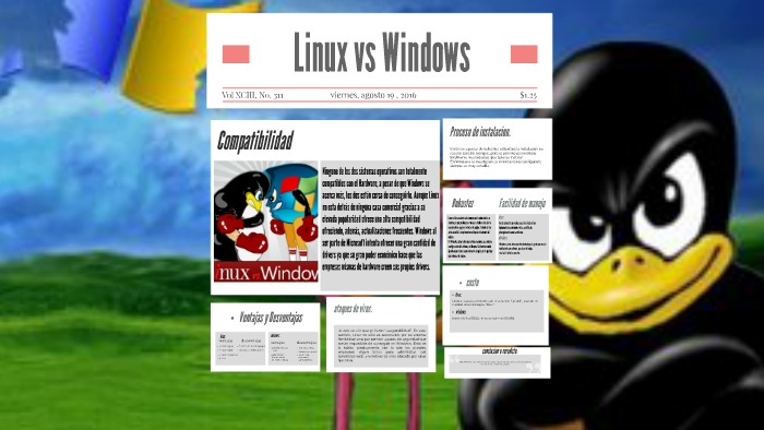 windows vs linux by Jefer David Afanador Torres on Prezi