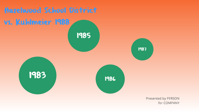 Hazelwood School Vs. Kuhlmeier By Ben Jones On Prezi