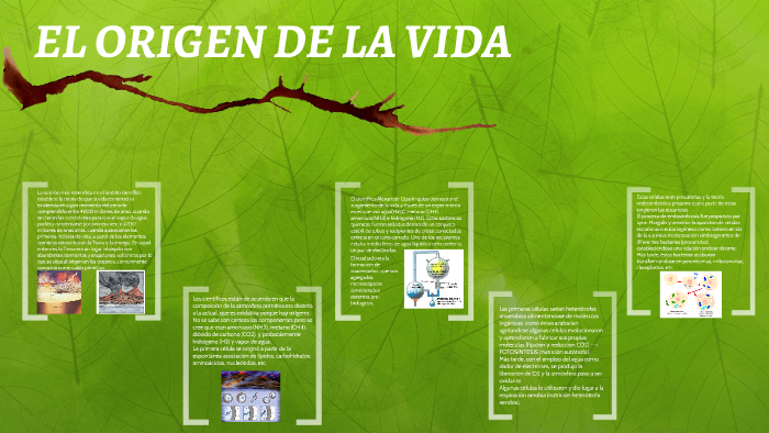 EL ORIGEN DE LA VIDA by Daniel Calvo García on Prezi