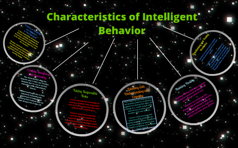 Characteristics of Intelligent Behavior by ammon Mitchell on Prezi