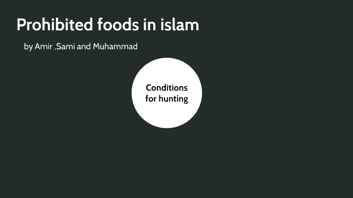 Prohibited foods in islam by Amir Mohammed on Prezi