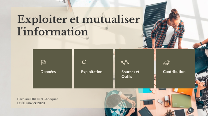 Exploiter et mutualiser l'information commerciale - Adéquat by Caroline