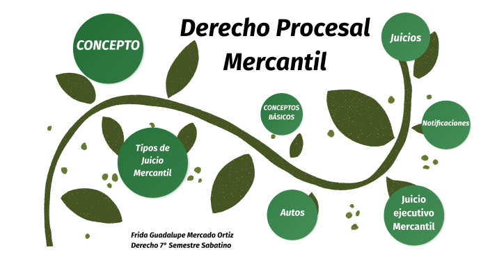 Derecho Procesal Mercantil by Frida Guadalupe Mercado Ortiz on Prezi