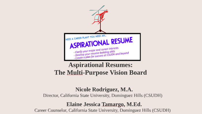 NASPA Aspirational Resume Presentation by CSUDH Career Center