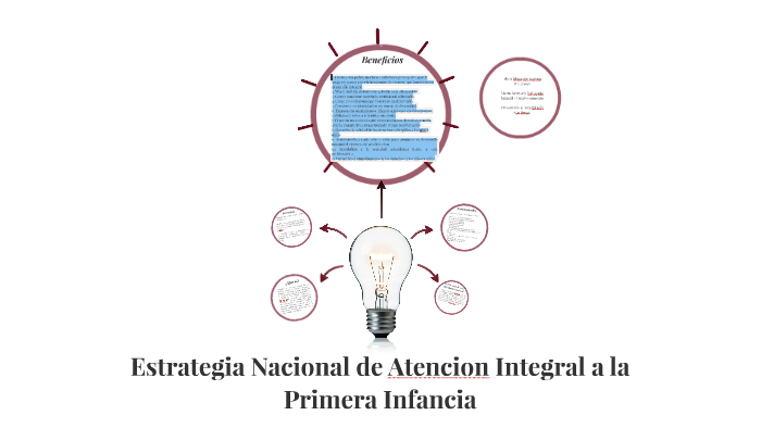 Estrategia Nacional de Atencion Integral a la Primera Infanc by Alicia ...