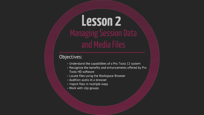 Pro Tools 110 Pro Tools Fundamentals Ii Lesson 2 By Mark Williams On