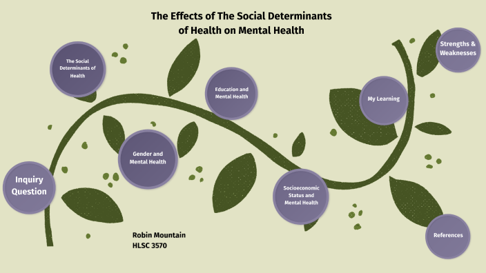 The Effects of The Social Determinants of Health on Mental Health by ...