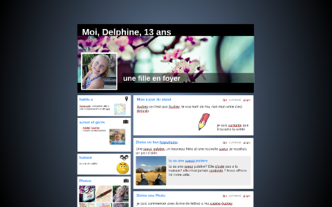 moi, Delphine, 13 ans by elise verheye on Prezi