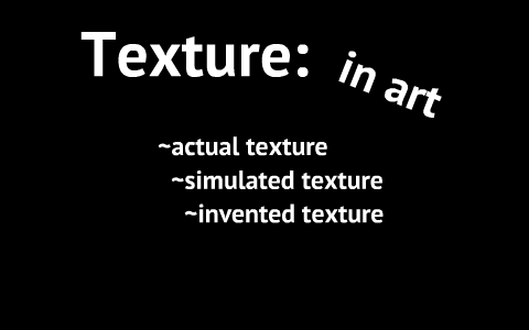 invented texture art
