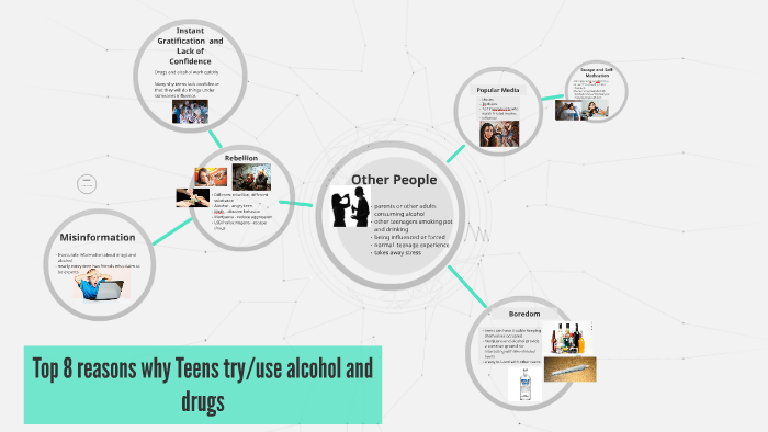 Top 8 reasons why Teens try/use alcohol and drugs by katrina volksone ...