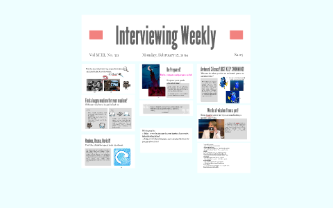 INTERVIEWING 101 by Meagan P on Prezi