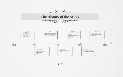 history of the ncaa essay