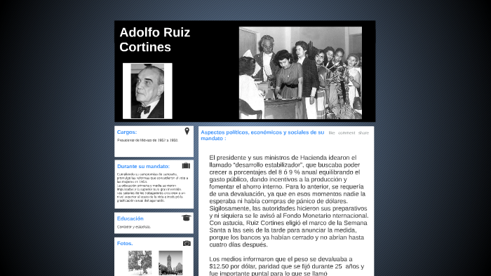 Adolfo Ruiz Cortines by Pablo Sinuhé on Prezi