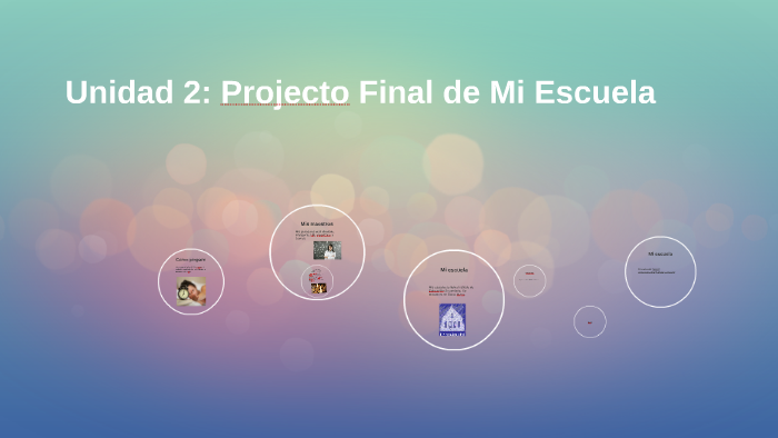 Unidad 2: Projecto Final de Mi Escuela by Amanda Breeden on Prezi