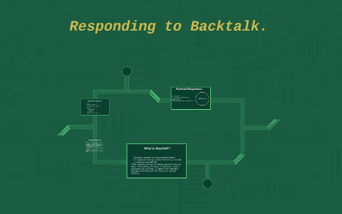 What is Backtalk? by Tyler Huntington on Prezi