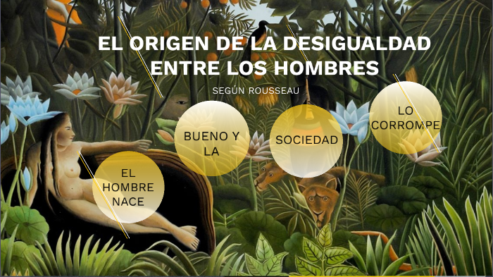 EL ORIGEN DE LA DESIGUALDAD ENTRE LOS HOMBRES SEGÚN ROUSSEAU by