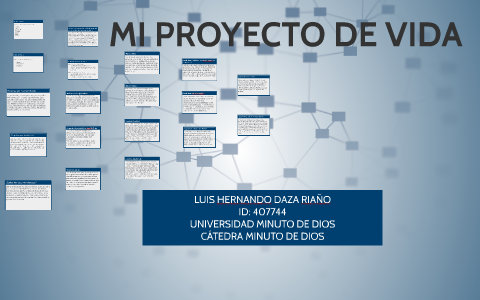 MI PROYECTO DE VIDA by luis daza on Prezi