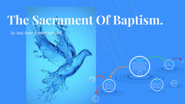 The Sacrament Of Baptism By