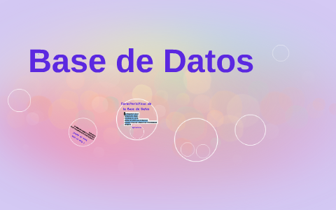 Base de Datos by maria camila villamizar on Prezi