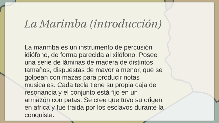 La Historia De La Marimba By Mario Roberto Barillas Artola On Prezi