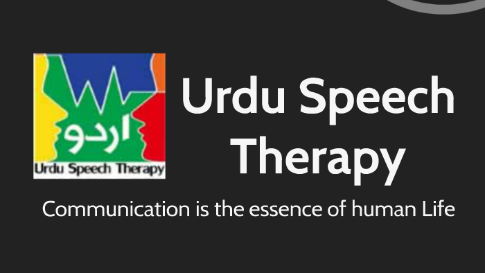 speech therapist meaning in urdu