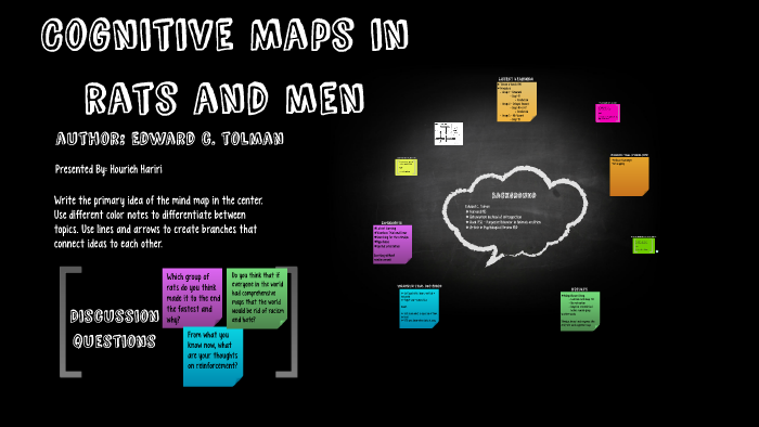 COGNITIVE MAPS IN RATS AND MEN