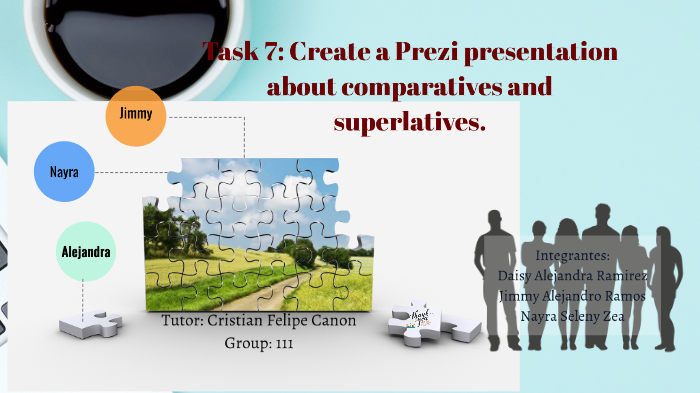Task 7: Create a Prezi presentation about comparatives and superlatives ...