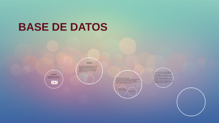 BASE DE DATOS by Andrea Baeza on Prezi