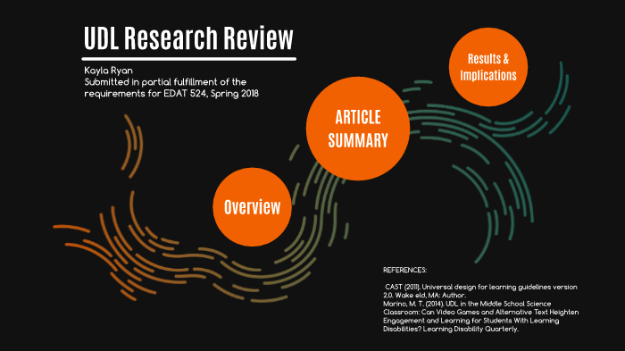 UDL Research Review by Kayla Ryan on Prezi