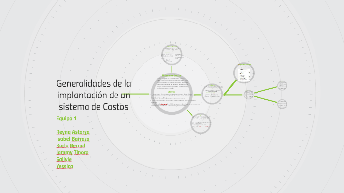 Generalidades de la implantacion de un sistema de Costos by karla