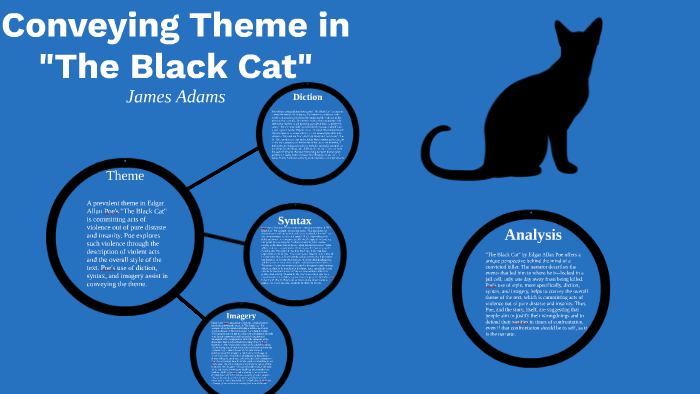 Conveying Theme In The Black Cat By James Adams
