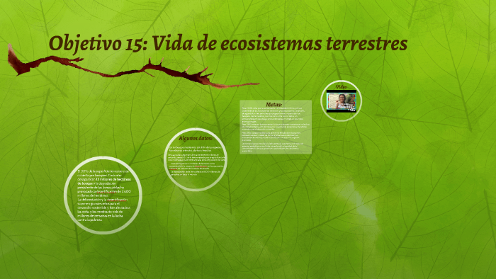 Objetivo 15: Vida de ecosistemas terrestres by Alfonso Roca on Prezi