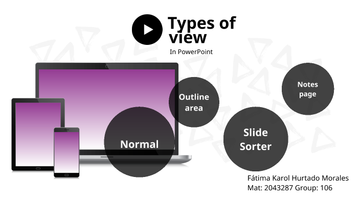 state four types of views available in presentation software