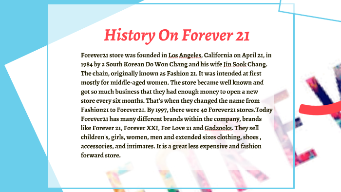 forever 21 history
