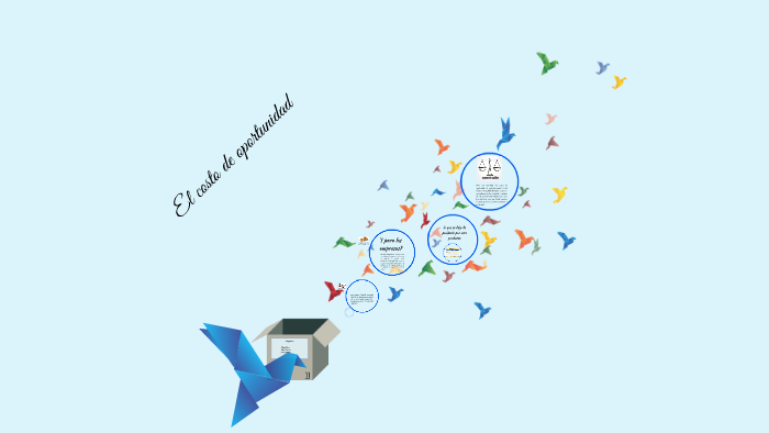 El costo de oportunidad by miguel perez bahamondes on Prezi Next