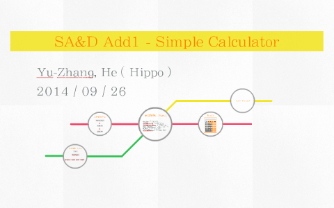 Suad Math SA&D Add1 - Simple Calculator by 昱璋 何 on Prezi