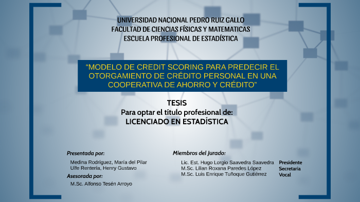 Modelo de Credit Scoring para predecir el otorgamiento de crédito personal