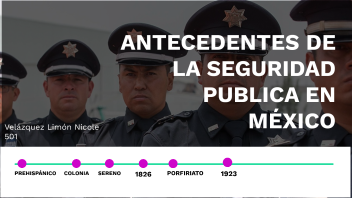 Antecedentes de la seguridad publica en México by Nicole Vellim on Prezi