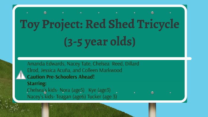 red shed tricycle