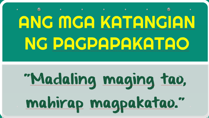 Modyul 1Ang Mga Katangian ng Pagpapakatao by Carlo Nunez on Prezi