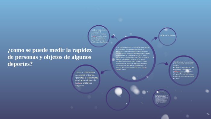 ¿como se puede medir la rapidez de personas y objetos de alg by noe