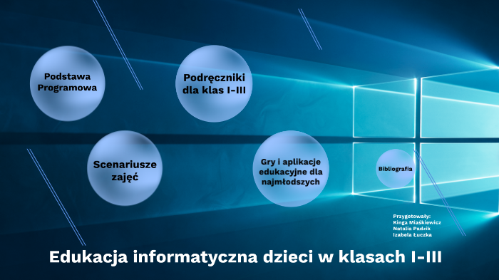 Edukacja informatyczna dzieci w klasach I-III by Izabela Gołębiewska on