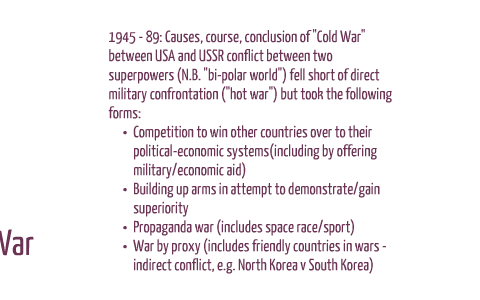 The Cold War by George McCombe on Prezi